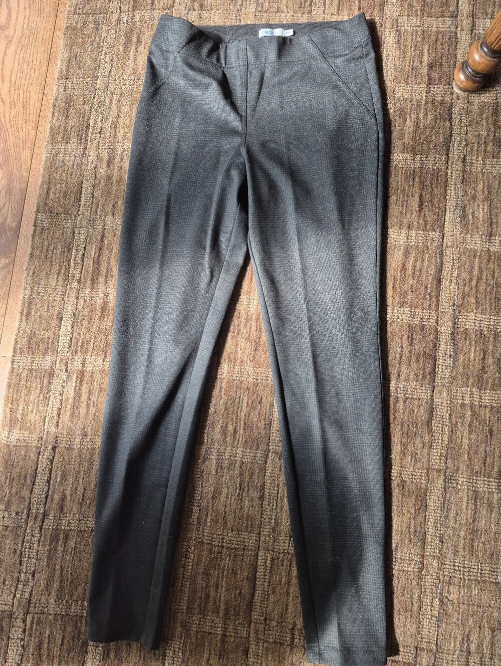 Ricki's Charcoal Straight-Leg Stretchy Dress Pants
